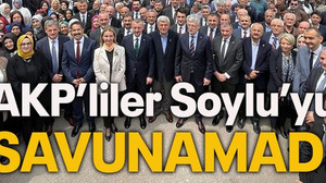 AKP’liler Soylu’yu savunamadı